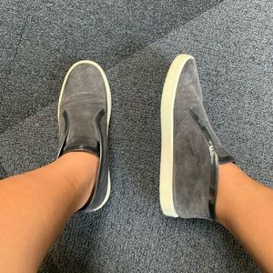 Vince suede slip on sneaker